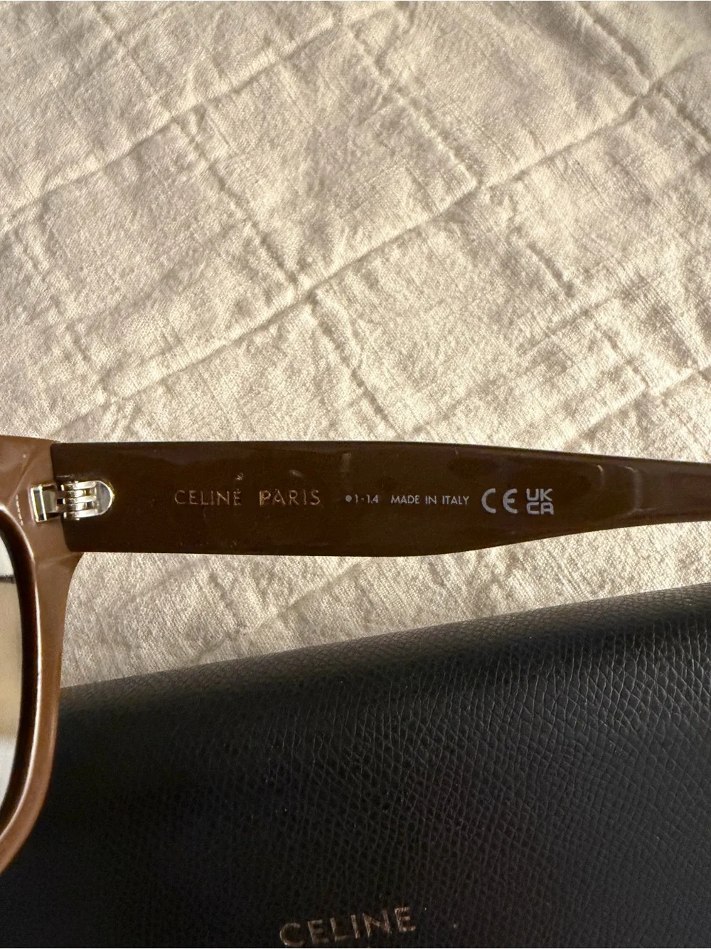 Celine Brown Cat Eye Sunglasses with Dark Lenses